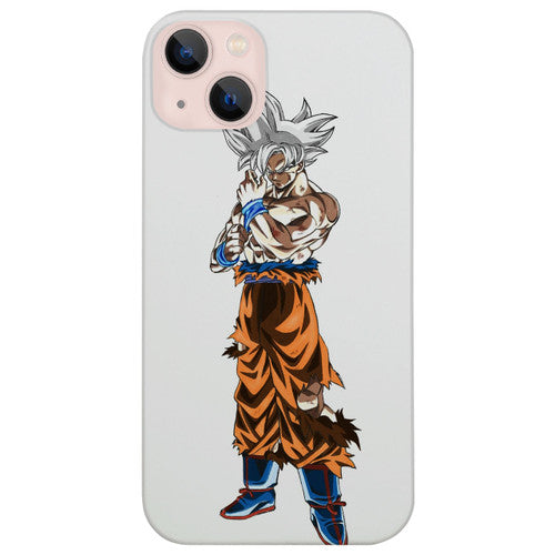 Goku Super Manga - UV Color Printed Wood Phone Case