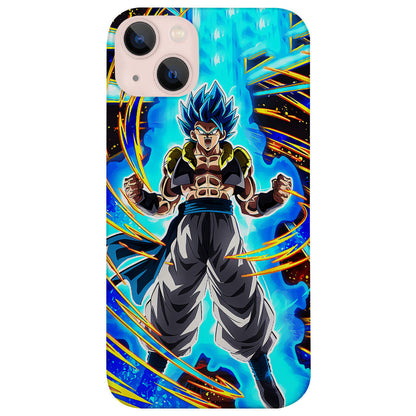 Gogeta Super Saiyajin Blue - UV Color Printed Wood Phone Case