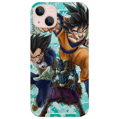 Dragon Ball Team - UV Color Printed Wood Phone Case