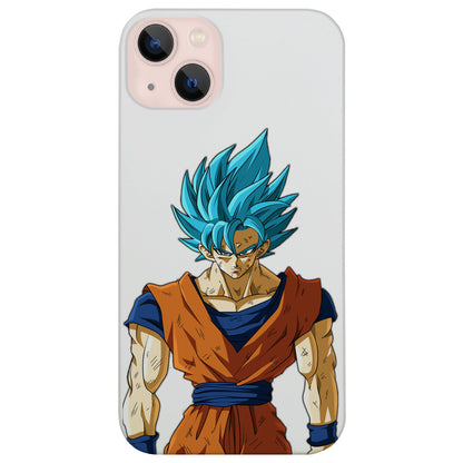 Super Saiyan Blue - UV Color Printed Wood Phone Case