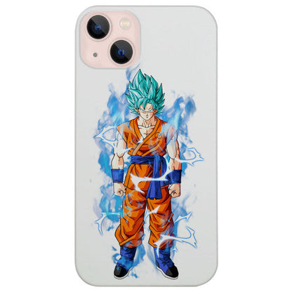 Super Saiyan Blue 2 - UV Color Printed Wood Phone Case