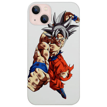 Goku Fictional Character 2 - UV Color Printed Wood Phone Case