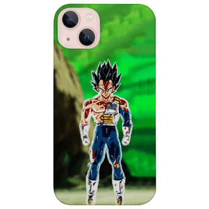 Vegeta - UV Color Printed Wood Phone Case