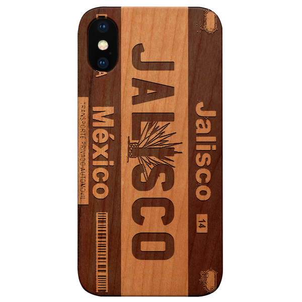 JALISCO - Plate Engraved Wood Phone Case