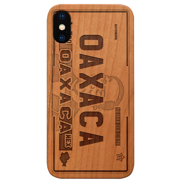 OAXACA - Plate Engraved Wood Phone Case