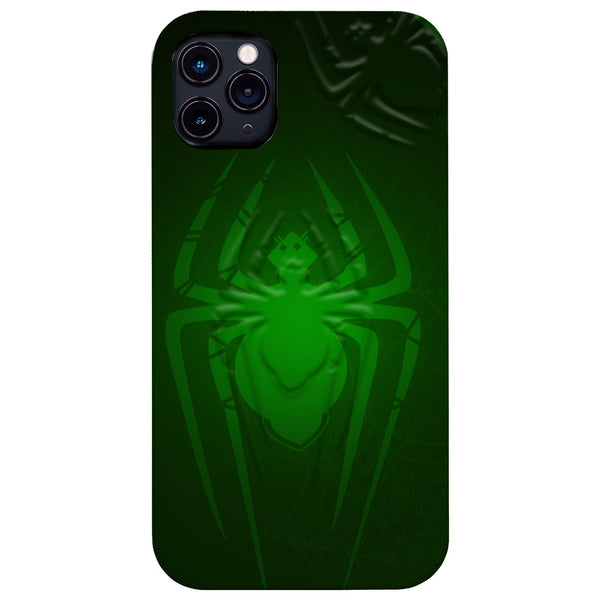 Green Spider - UV Color Printed Wood Phone Case