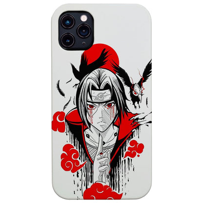 Naruto Itachi Uchiha - UV Color Printed Wood Phone Case