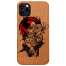 Manga Drawings - UV Color Printed Wood Phone Case