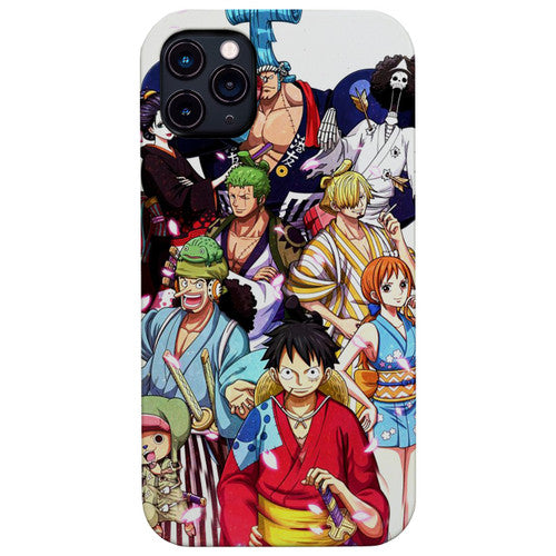 Straw Hats Wano - One Piece - UV Color Printed Wood Phone Case