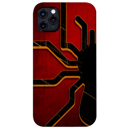 Spider Design - UV Color Printed Wood Phone Case