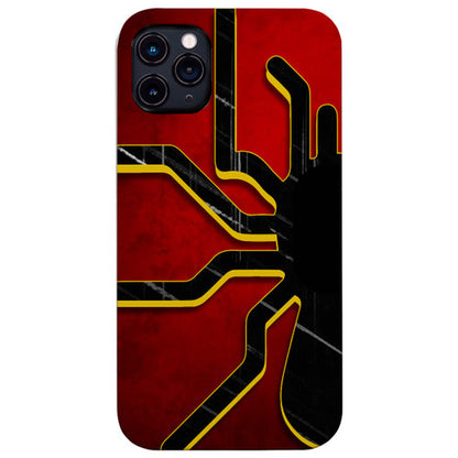 Spider Design - UV Color Printed Wood Phone Case