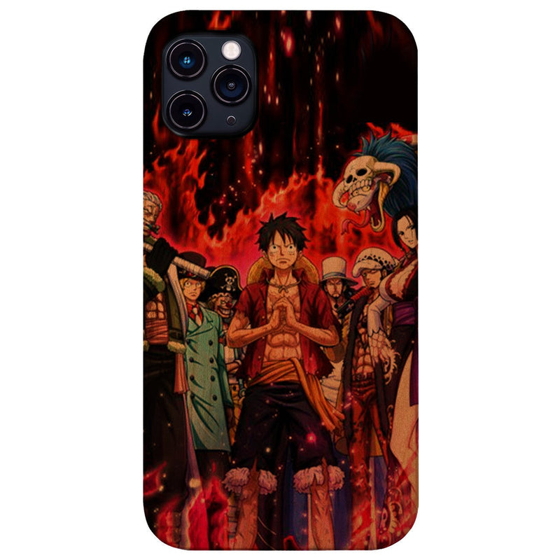 Straw Hat Pirates - One Piece - UV Color Printed Wood Phone Case