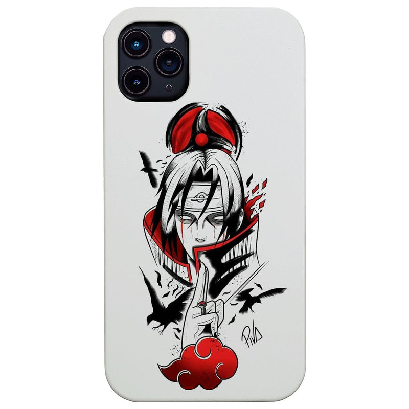 Izuku Uchiha - UV Color Printed Wood Phone Case