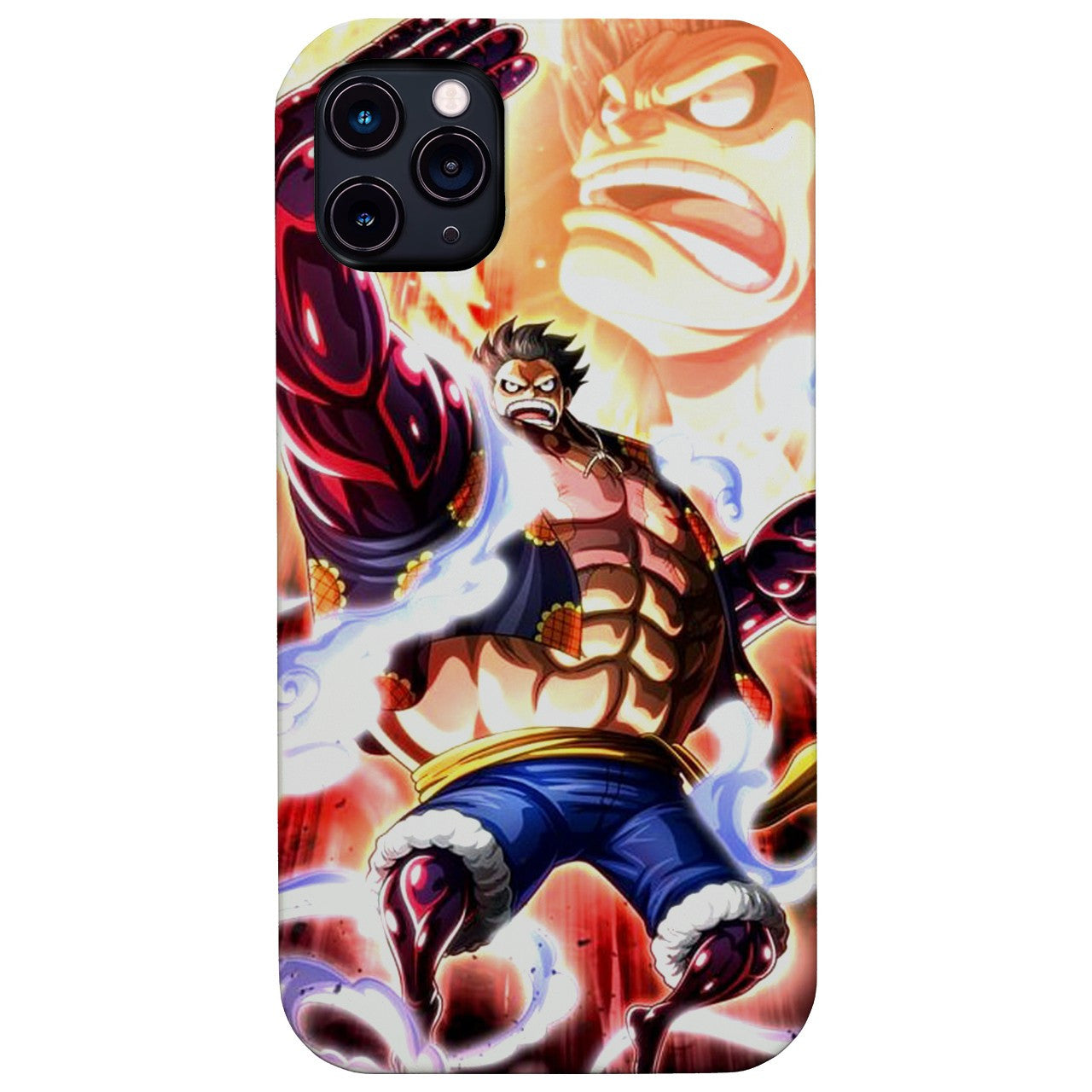 Luffy Bounce Man - One Piece - UV Color Printed Wood Phone Case