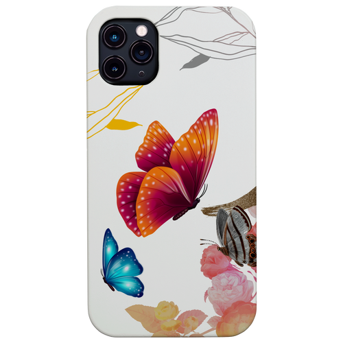Shengshow Butterfly - UV Color Printed Wood Phone Case