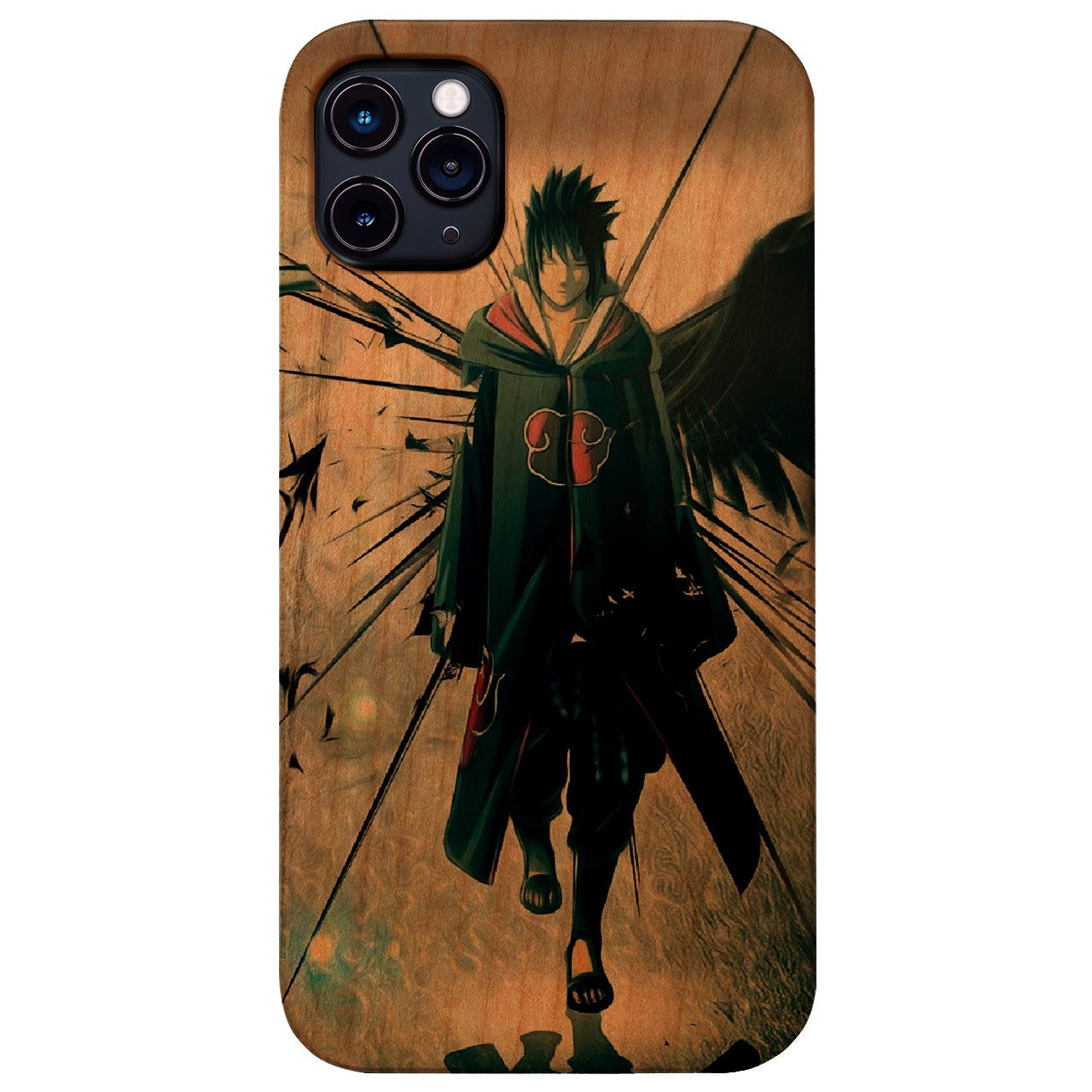 Sasuke Uchiha - UV Color Printed Wood Phone Case