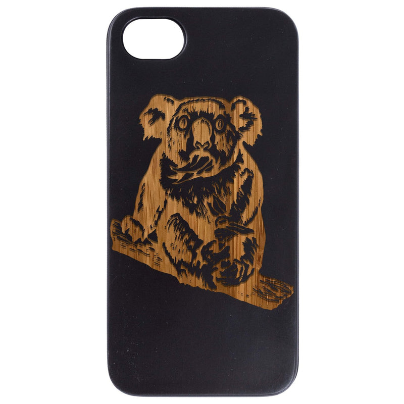 Koala - Engraved Wood Phone Case