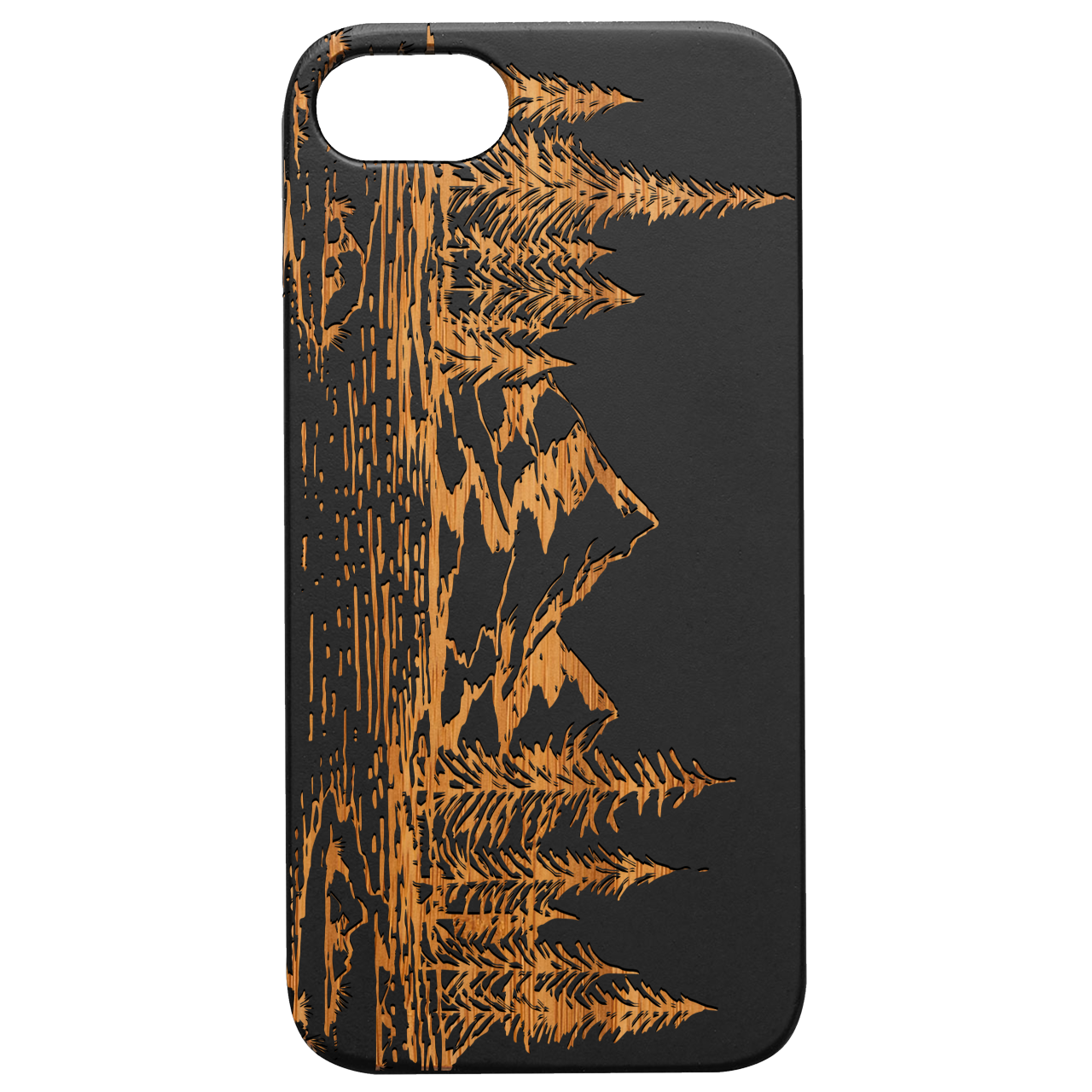 Landscape - Engraved Wood Phone Case
