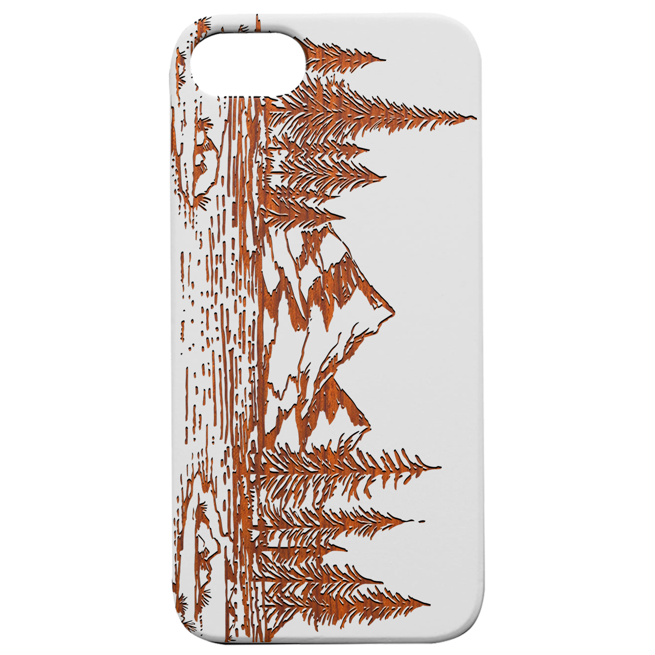 Landscape - Engraved Wood Phone Case