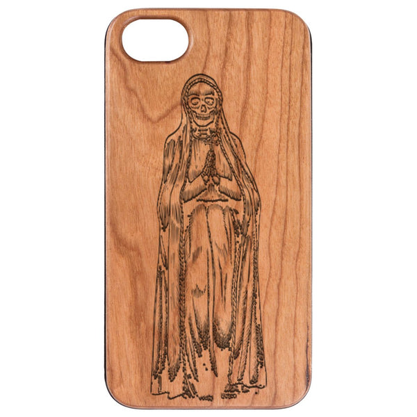 La Santa Muerte 2 - Engraved Wood Phone Case