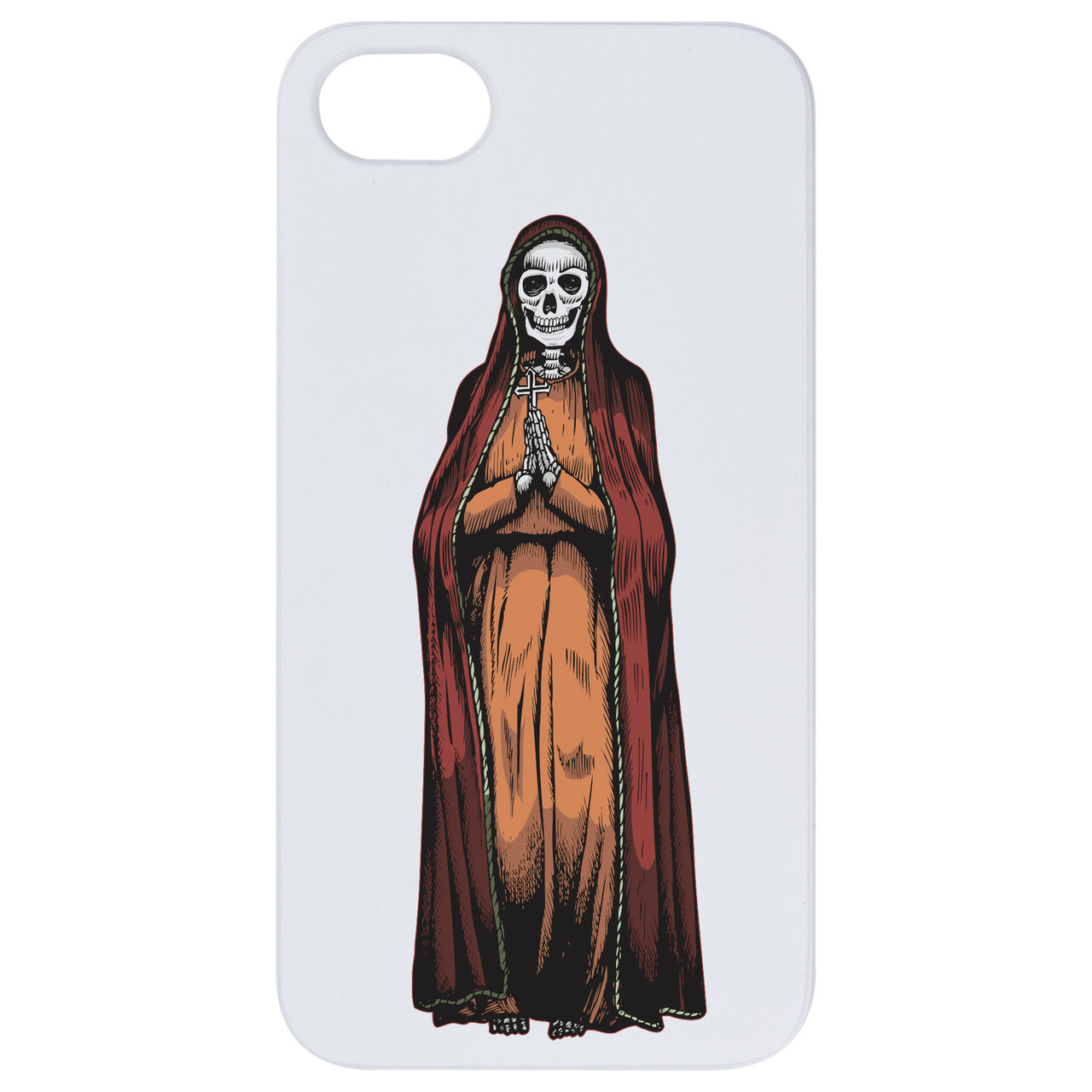 La Santa Muerte - UV Color Printed Wood Phone Case