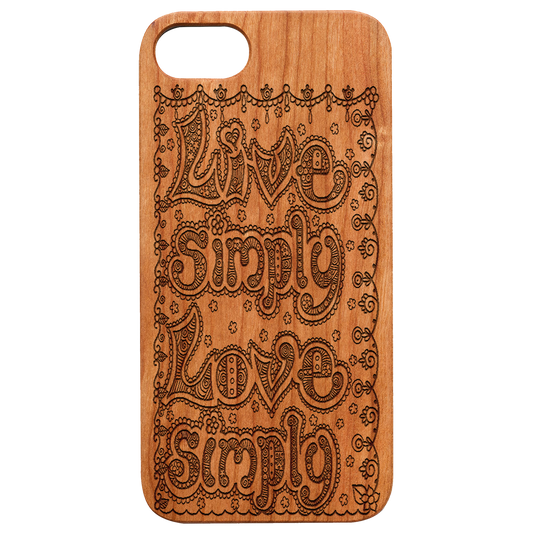 Live Simply - Engraved