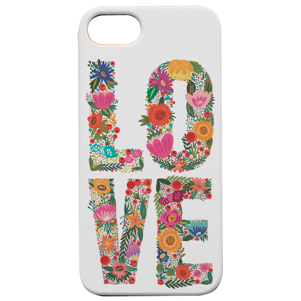 Love 1 - UV Color Printed Wood Phone Case