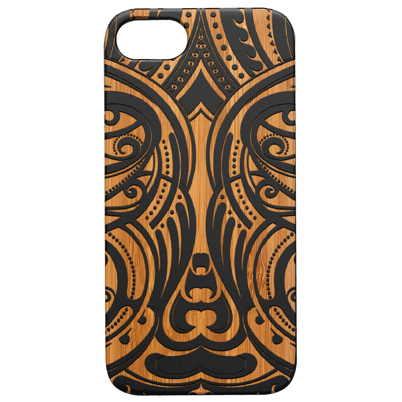Maori 1 - Engraved Wood Phone Case
