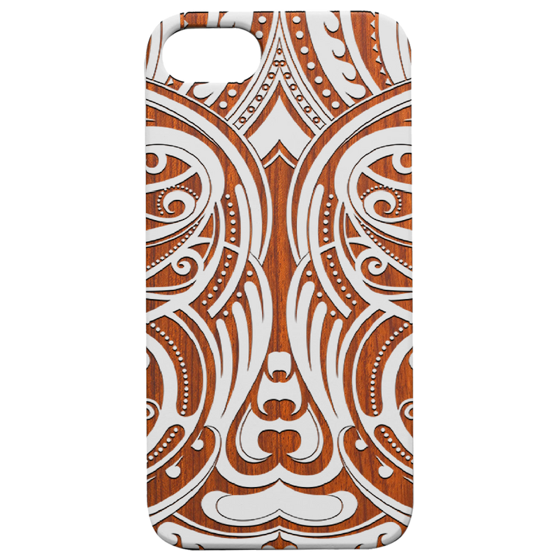 Maori 1 - Engraved Wood Phone Case