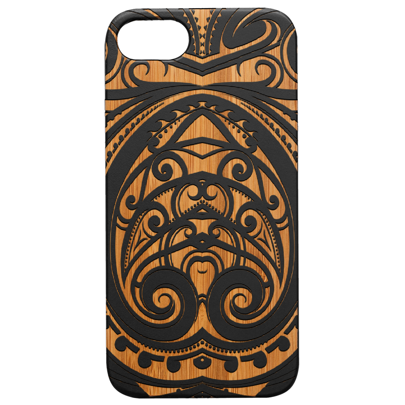 Maori 2 - Engraved Wood Phone Case
