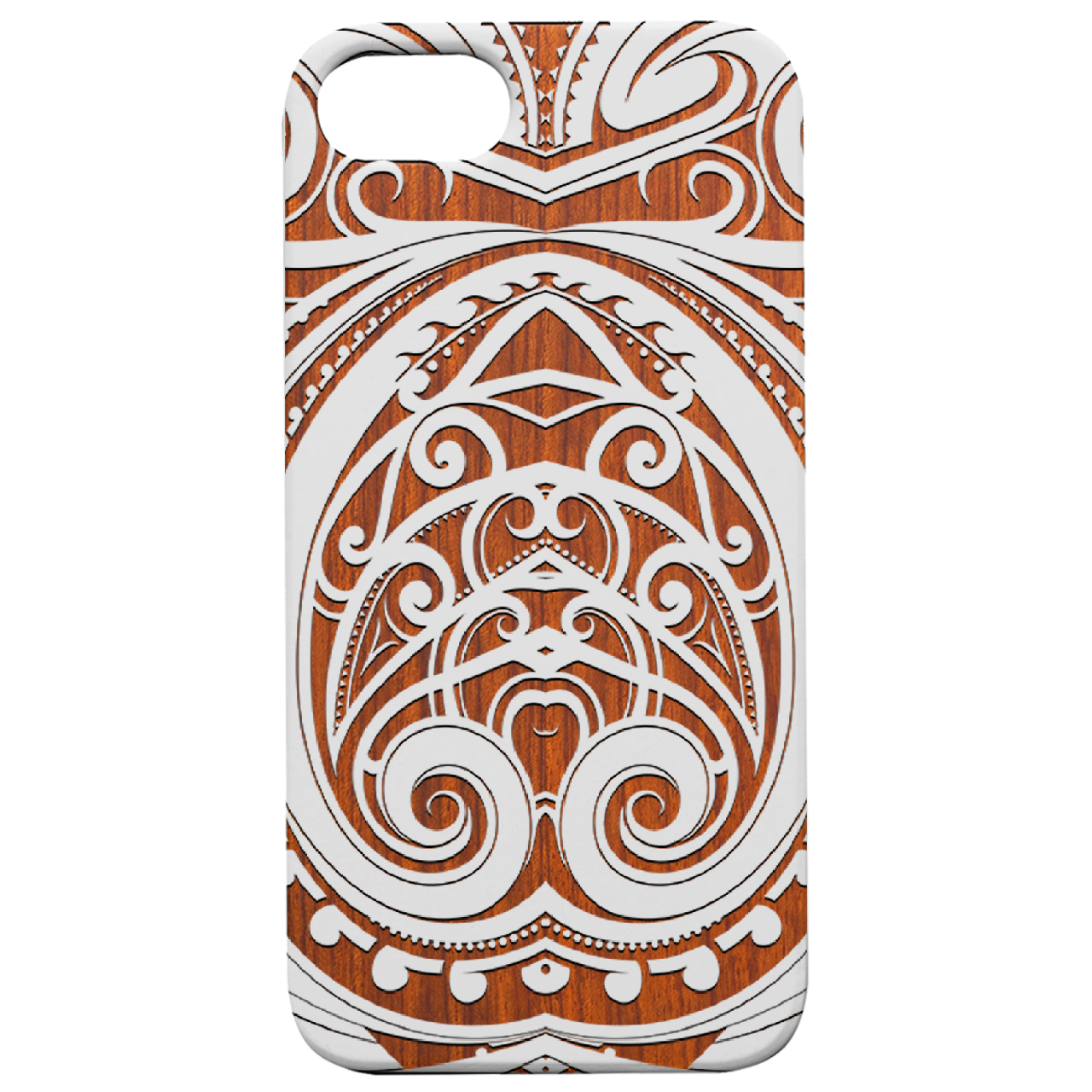 Maori 2 - Engraved Wood Phone Case