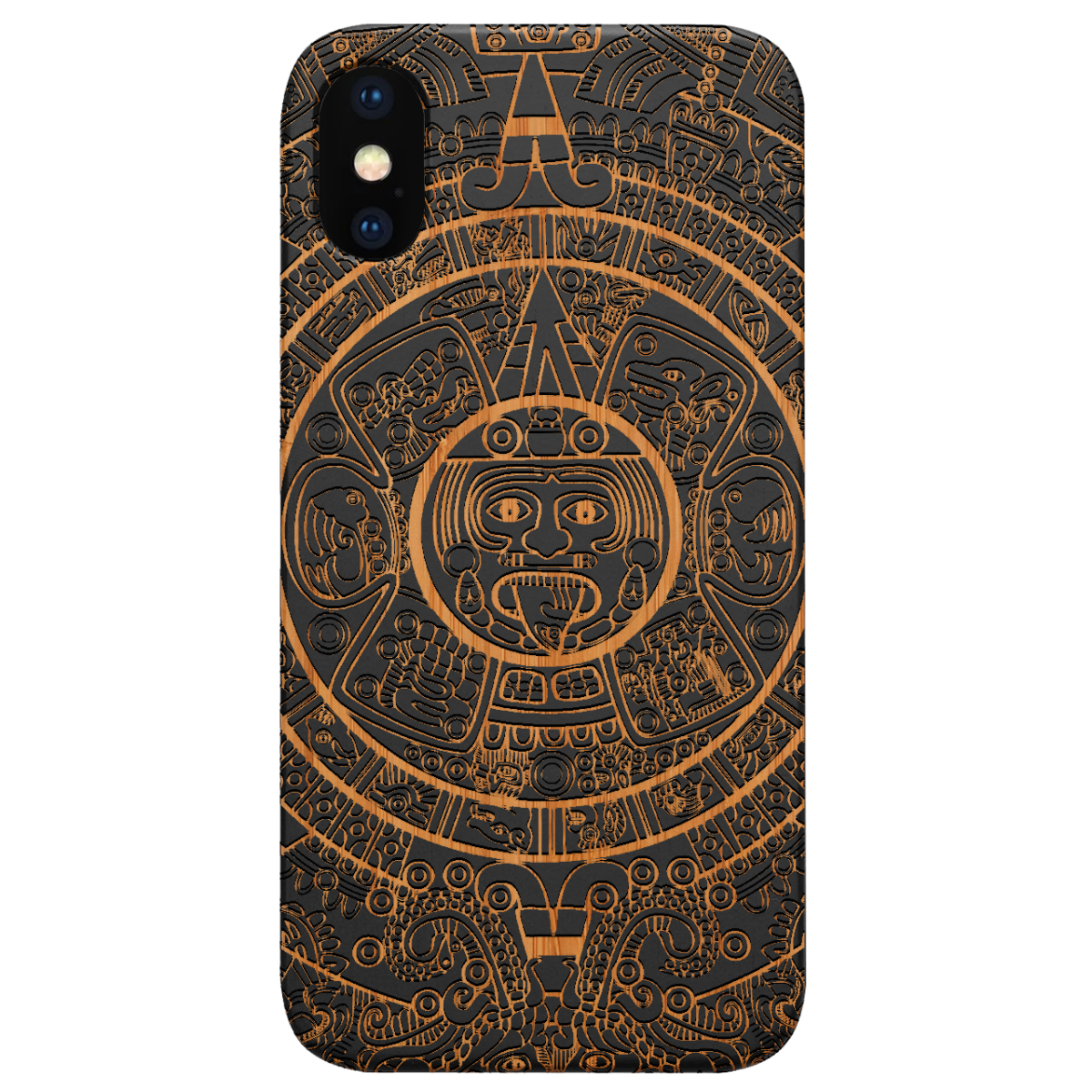 Mayan Calendar 2 - Engraved Wood Phone Case