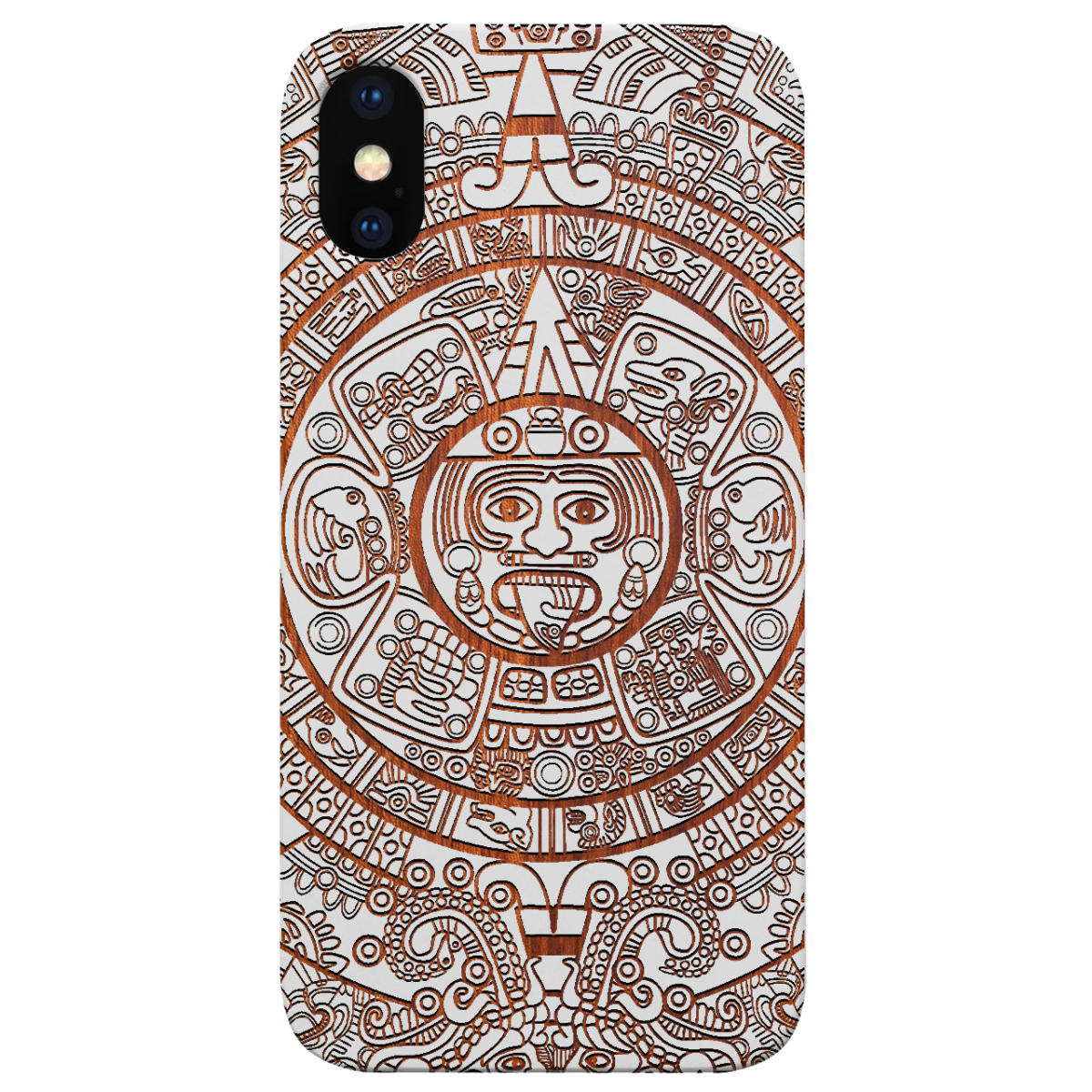 Mayan Calendar 2 - Engraved Wood Phone Case