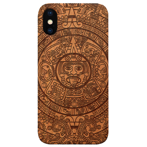 Mayan Calendar 2 - Engraved Wood Phone Case