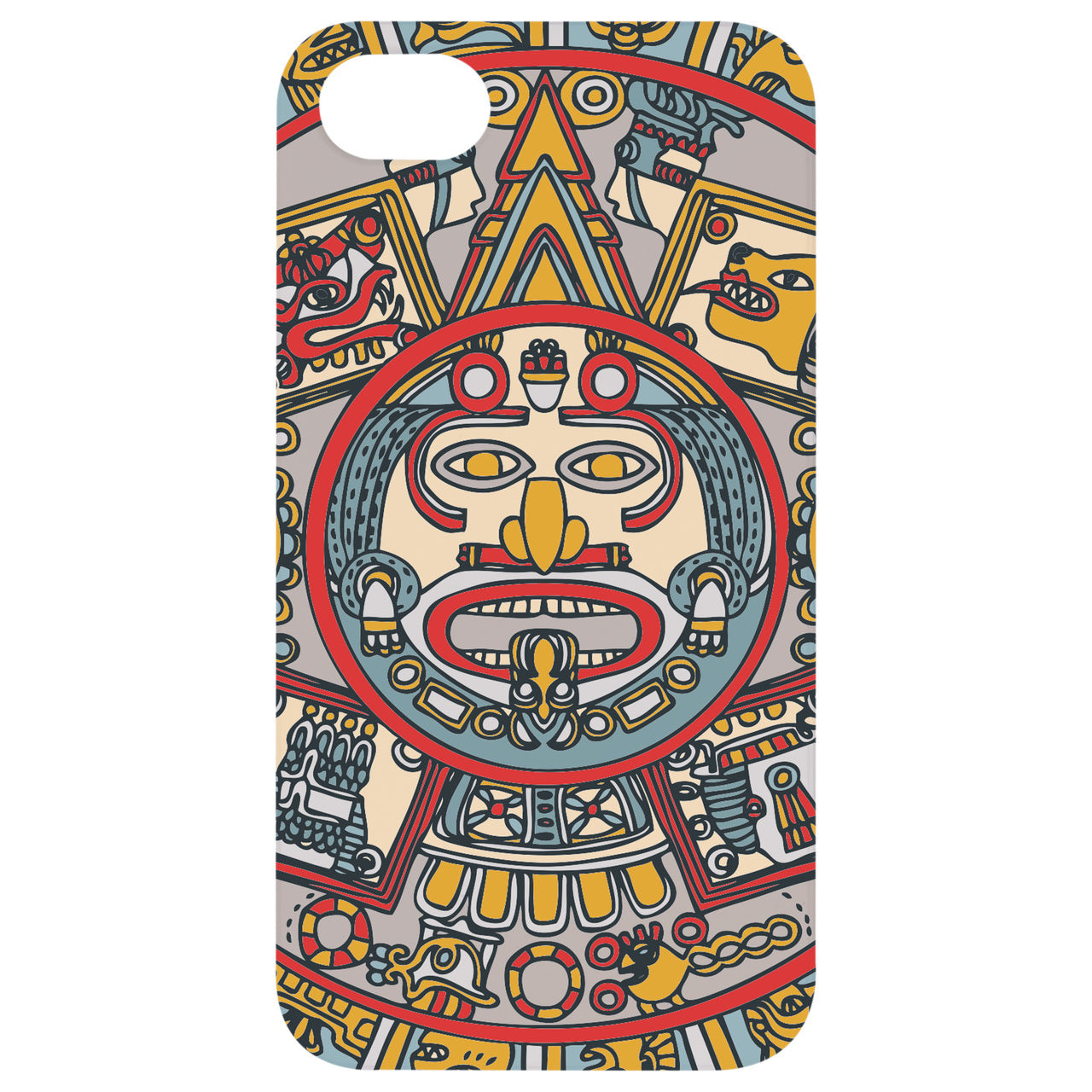 Mayan Calendar - UV Color Printed Wood Phone Case