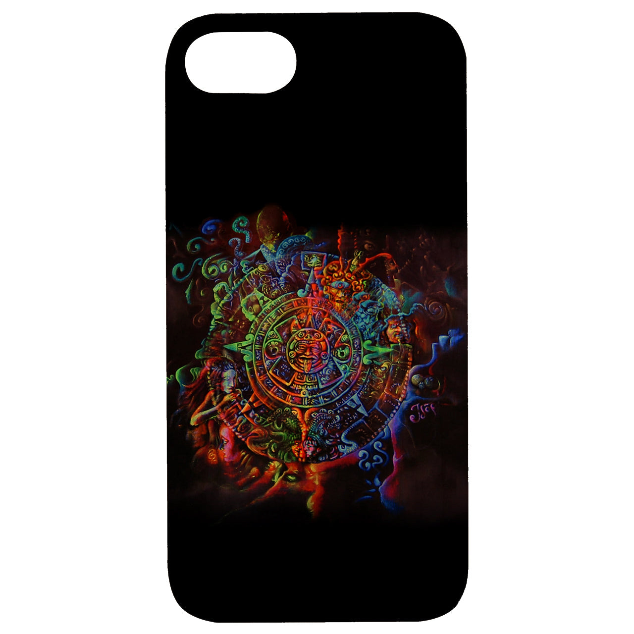 Mayan Calendar Neon - UV Color Printed