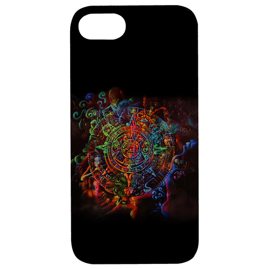 Mayan Calendar Neon - UV Color Printed