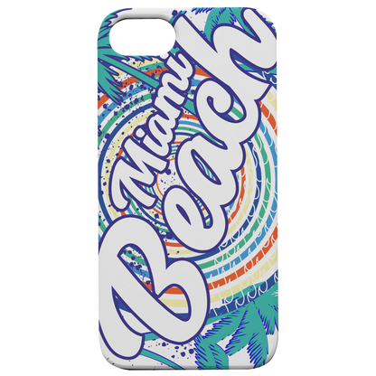 Miami Beach - UV Color Printed Wood Phone Case