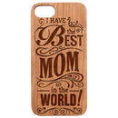 Happy Mother's Day 4 - Engraved Wood Phone Case