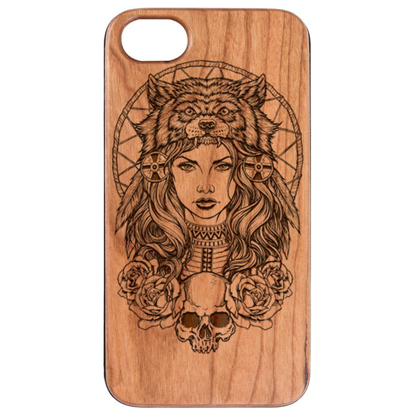 Native American Girl - Engraved