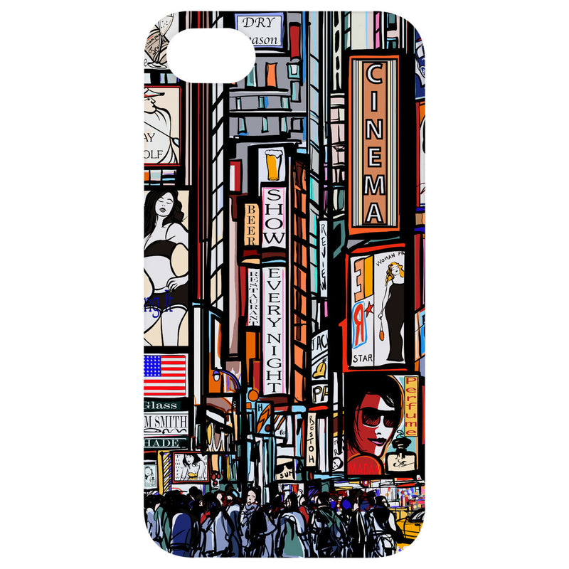 New York Street View - UV Color Printed Wood Phone Case