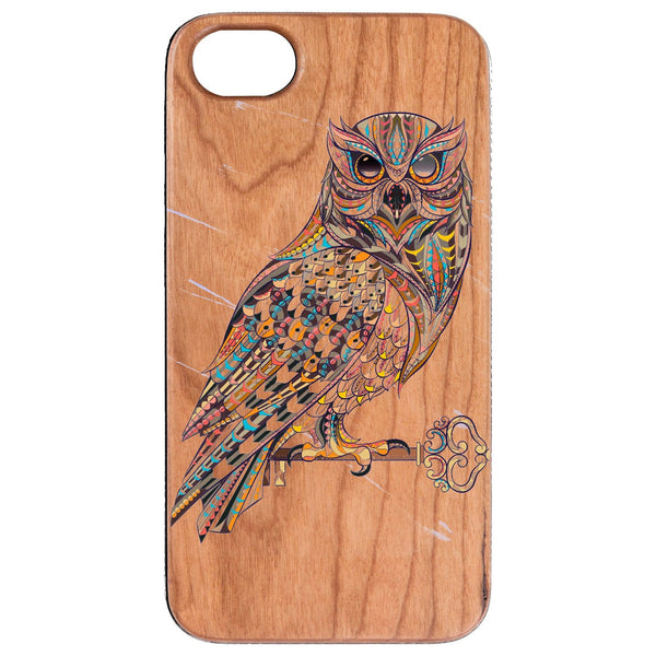 Owl - UV Color Printed Wood Phone Case