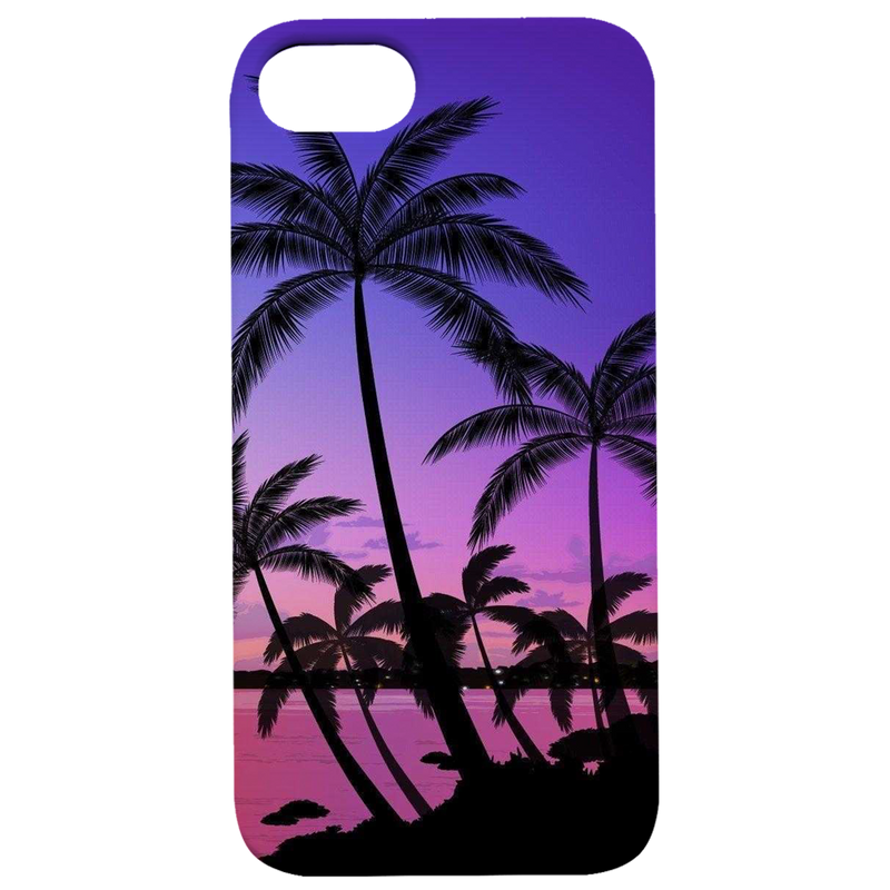 Palm Trees 2 - UV Color Printed Wood Phone Case