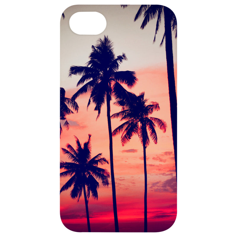 Palm Trees - UV Color Printed Wood Phone Case