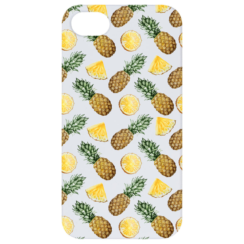 Pineapple Pattern - UV Color Printed Wood Phone Case