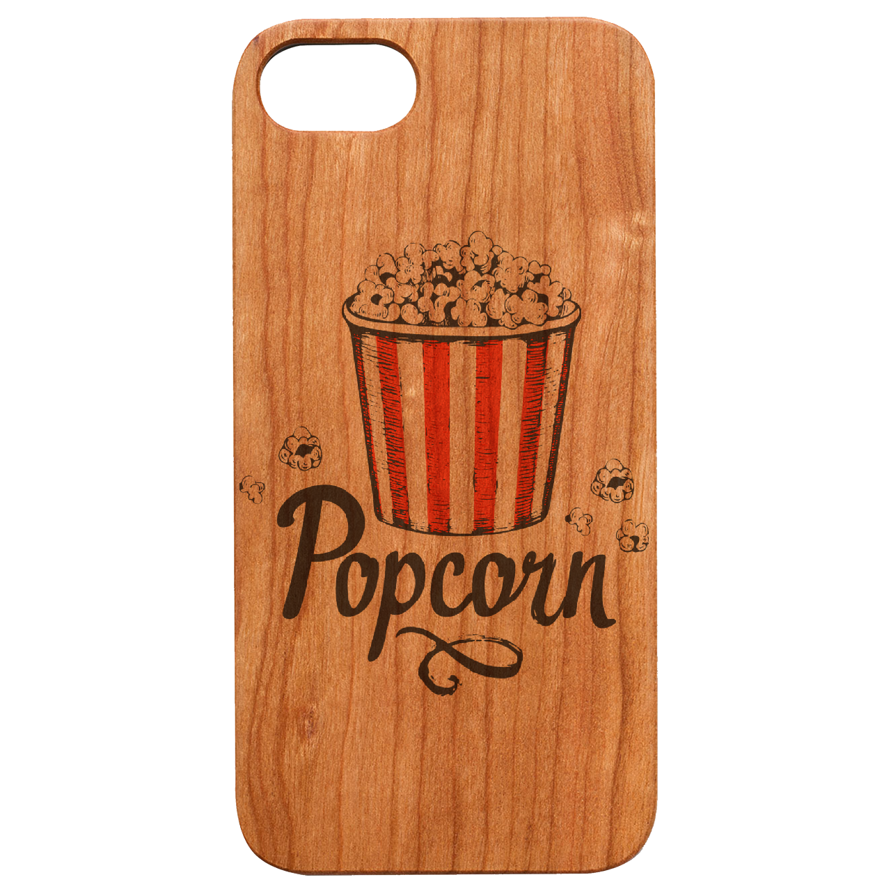 Popcorn - UV Color Printed Wood Phone Case
