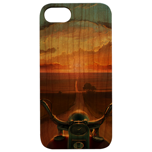 Road to Sunset - UV Color Printed Wood Phone Case