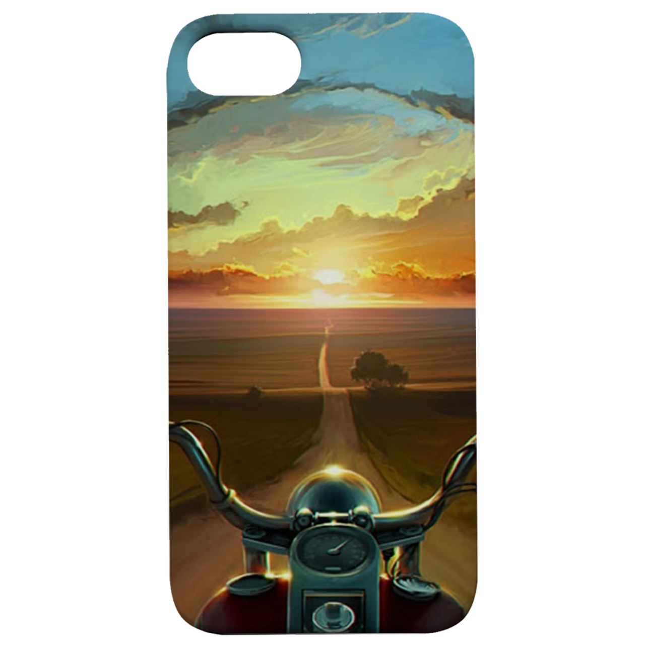 Road to Sunset - UV Color Printed Wood Phone Case