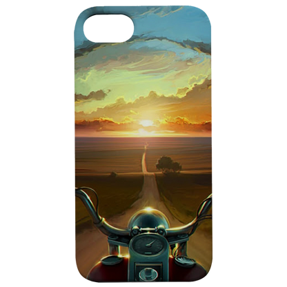 Road to Sunset - UV Color Printed Wood Phone Case