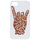 Rock n Roll Hand - Engraved Wood Phone Case